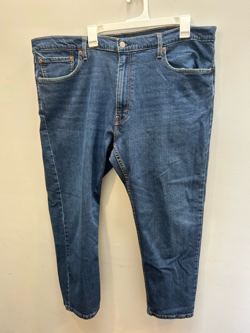 Men's Levi 502 Dark Blue Denim Jeans 44x29